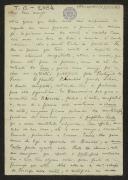 Carta de Joaquim de Araújo para Teófilo Braga