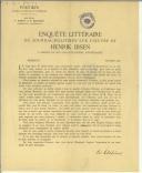 Carta de V. Horup e E. Brandes para Teófilo Braga