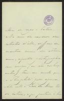 Carta de J. Bernardino a Teófilo Braga