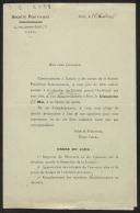 Ofício de Émile Corra para Teófilo Braga 