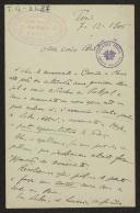 Carta de Xavier de Carvalho para Teófilo Braga