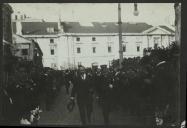 Fotografia de António José de Almeida durante a tomada de posse do I Governo Provisório