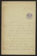 Carta de António Augusto de Magalhães Silva a Teófilo Braga
