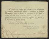 Convite de Casimiro José de Lima a Teófilo Braga