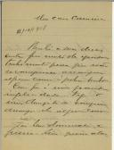 Carta de Moita para Eurico Cameira