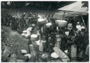 Fotografia do mercado de algodão em Mopeia