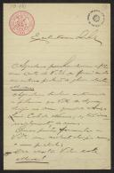 Carta de Cruz Magalhães, do Museu Rafael Bordalo Pinheiro, a Teófilo Braga