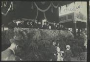 Fotografia de Manuel de Arriaga durante as comemorações da Implantação da República