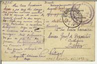 Postal ilustrado de Augusto Adriano Pires para Eurico Máximo Cameira Coelho e Sousa