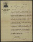 Carta de Joaquim Vieira da Silva, Secretário do Centro Escolar Republicano Almirante Reis, a Teófilo Braga