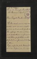 Carta de Artur Lobo de Ávila a Teófilo Braga