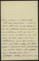 Carta de Humberto Correia a Teófilo Braga