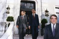 Visita de Carlos Alberto Wahnon de Carvalho Veiga a Portugal