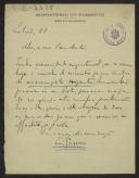 Carta de Luís Gomes para Teófilo Braga