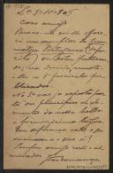 Bilhete-postal de João Bonança a Teófilo Braga