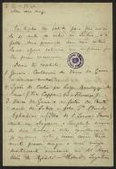 Carta de Joaquim de Araújo a Teófilo Braga