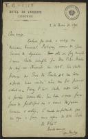 Carta de Edgar Prestage a Teófilo Braga