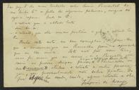 Bilhete-postal de Joaquim de Araújo a Teófilo Braga