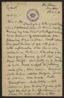 Carta de Edgar Prestage a Teófilo Braga