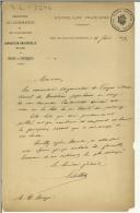 Ofício de Paul Sébillot para Teófilo Braga