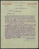 Carta de Livraria Chardron a Teófilo Braga