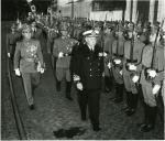 Fotografia de Américo Tomás e Humberto Buceta Martins, por ocasião da abetura solene ano lectivo da Academia Militar, no Palácio da Bemposta em Lisboa.