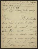 Carta de Júlia Sarmento a Teófilo Braga
