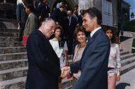 Visita de Patricio Aylwin a Portugal