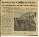 "Evocados os ""cadetes de Sidónio"" no aniversário da Academia Militar"