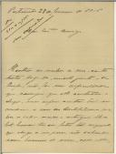Carta de Joaquim Gualdino Pires para Manuel Teixeira Gomes