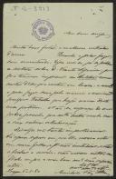 Carta de Aníbal Fernandes Tomás a Teófilo Braga