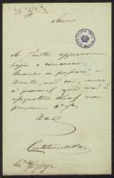 Carta de Castilho de Melo a Teófilo Braga
