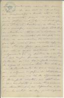 Carta de Teófilo Braga para Maria do Carmo Xavier de Barros Leite