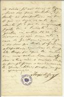 Carta de Teófilo Braga para Maria do Carmo Xavier de Barros Leite