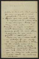 Carta de Ruy Coelho para Teófilo Braga