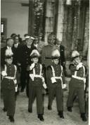 Fotografia de Américo Tomás, por ocasião da abertura solene do ano lectivo Instituto Profissional dos Pupilos do Exército agora designado por Instituto Militar dos Pupilos do Exército, em Lisboa.