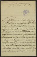 Carta de Manuel Ramos Fernandes Cabete a Teófilo Braga