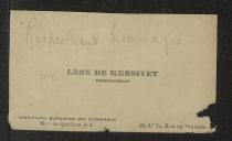 Carta de Léon de Kersivet a Teófilo Braga