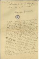 Carta de Caroline Hoauffmann para Teófilo Braga