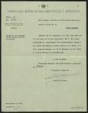 Ofício de Luís Silveira para João de Simas