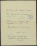 Carta de Adelino Silva a Teófilo Braga