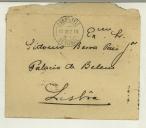 Cartão de Manuel Teixeira (?) para Sidónio Bessa da Silva Pais
