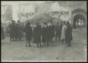 Fotografia de Bernardino Machado em Lille (França), durante a visita que efetuou às tropas do Corpo Expedicionário Português (CEP)