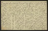 Bilhete-postal de Joaquim de Araújo a Teófilo Braga