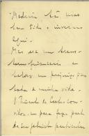 Carta de José de Almada para Manuel Teixeira Gomes