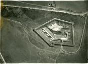 Fotografia aérea duma fortificação portuguesa
