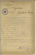 Carta de Manuel Costa Fernandez para Teófilo Braga
