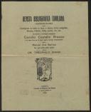 Revista bibliográfica camiliana