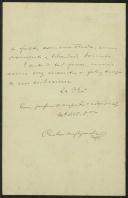 Carta de Carlos de Magalhães a Teófilo Braga