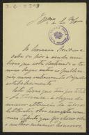 Carta de Lamartine Prazeres Costa a Teófilo Braga